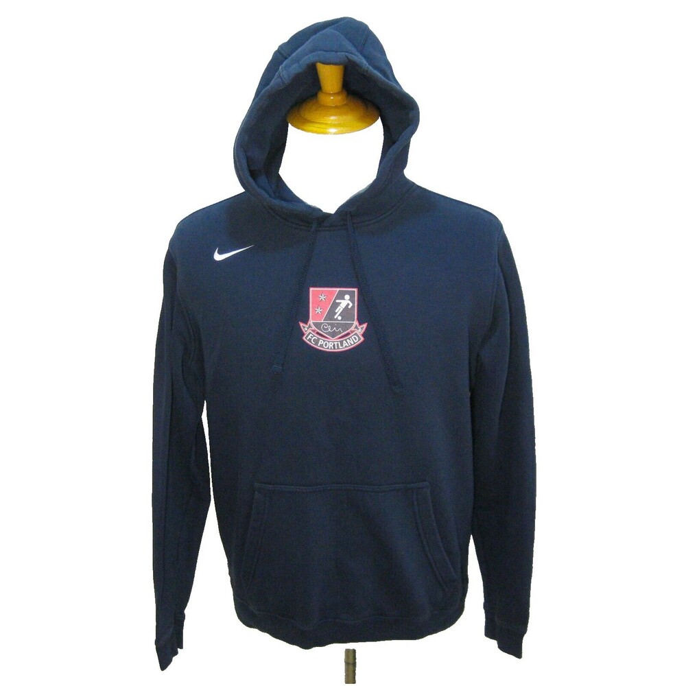 F.C. PORTLAND Men's (Size Medium) Blue NIKE Athletic Hoodie Hooded Sweatshirt